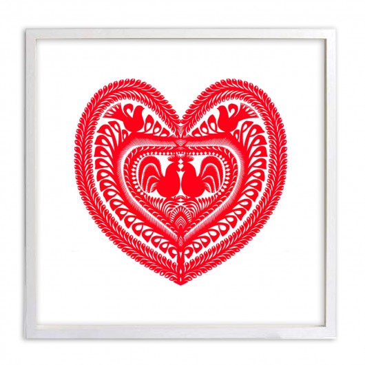Just Marry Me (Kurpie Art Papercut)_XL na ludowo