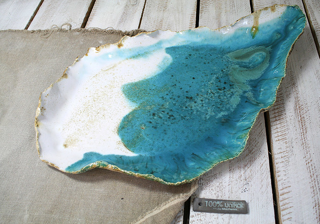 Oyster - muszla - ceramika Studio Mini Forma
