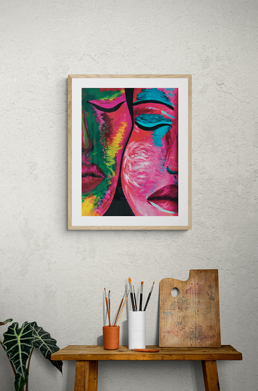 plakaty "Faces" plakat reprodukcja obrazu