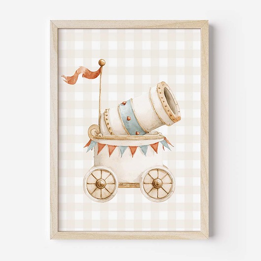 obrazy i plakaty do pokoju dziecięcego Plakat Na Ścianę Dla Dzieci Bajkowy Cyrk nr. 23