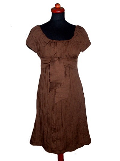 SUKIENKA BAWEŁNIANA BRĄZ 42 (XL) YULIYA BABICH