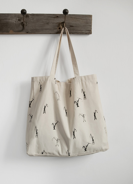 DUŻA TORBA BAWEŁNIANA 100%HANDMADE Dwie Lewe Rece