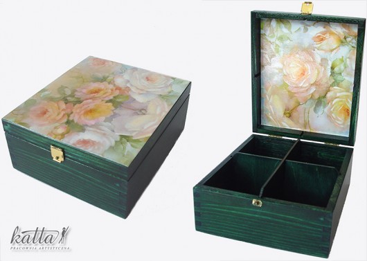 Herbatnica - DELICATE ROSES torby katta