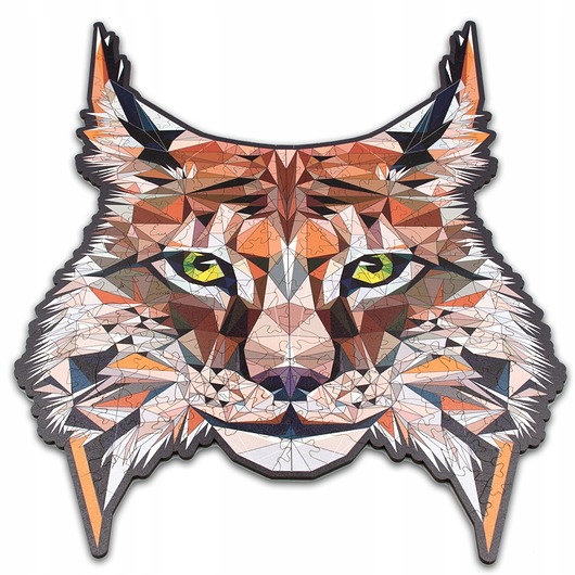 puzzle dla dzieci Puzzle drewniane RYŚ DISCREET LYNX A3