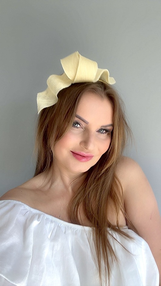 fascynatory Fascynator NOEMI pastelowy ŻÓŁTY oraz inne kolory