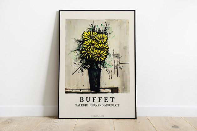 Bernard Buffet- plakat wystawowy Pas De LArt