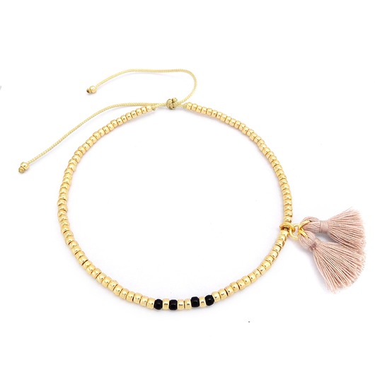 Bransoletka na kostkę - Classic Gold Ilovehandmade