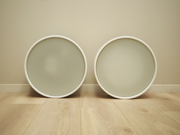 kinkiety Komplet dwóch kinkietów ściennych, duński design, lata 90, produkcja: Dania