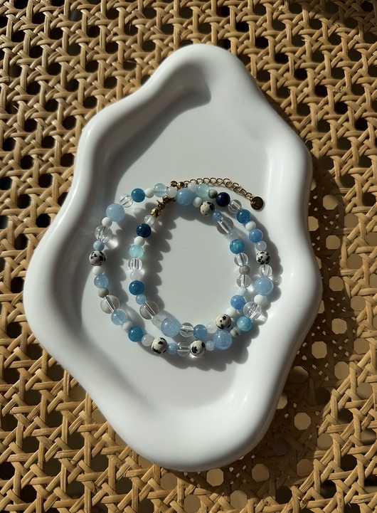 korale Niebieskie cukierki