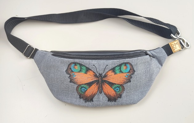 saszetka nerka Nerka haftowany motyl
