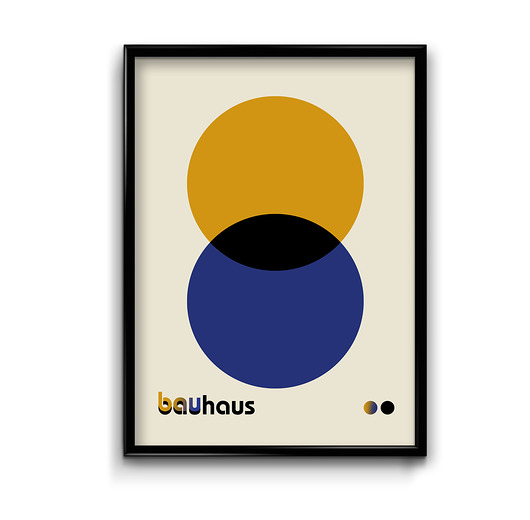 plakaty Plakat Bauhaus Blue No.1