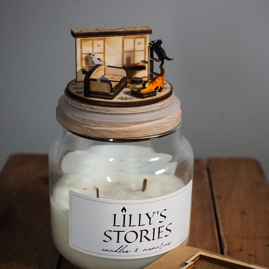 świeczniki i świece Świeca prezentowa Happy Paws"