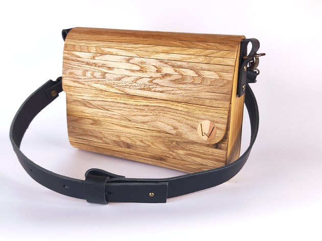 torby na ramię Torebka drewniana - TRE - model URUZ