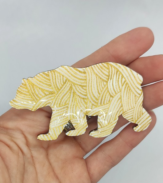 broszki Broszka NIEDŻWIEDŻ  WiToLd