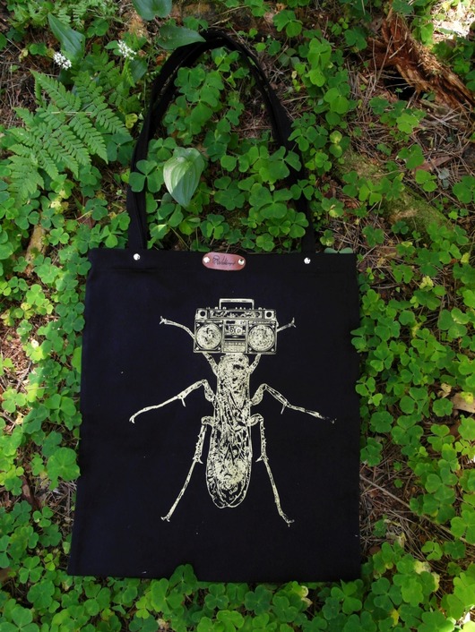 Insektofon - torba z grubej bawełny Wild Dot