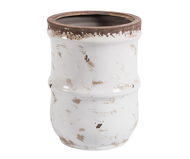 Donica, doniczka, osłonka Roma White, 21 cm Home Design
