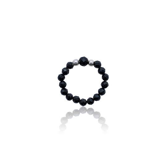 pierścionki elastyczne Dark Seline Silver