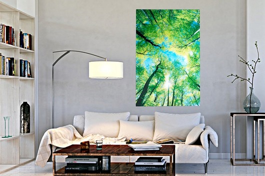 Obraz szklany Green Wood 80x120cm (Z35982) Home Design