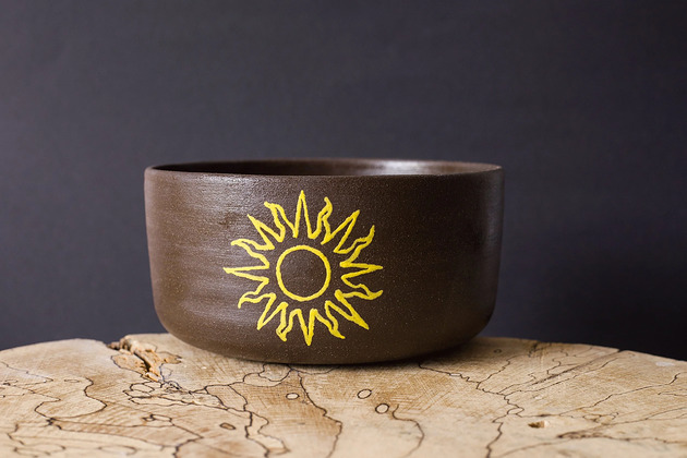 miski i misy Miseczka z słońcem :)