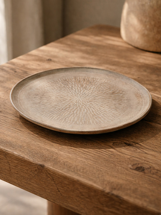 patery i talerze Ozdobny talerz ręcznie robiony