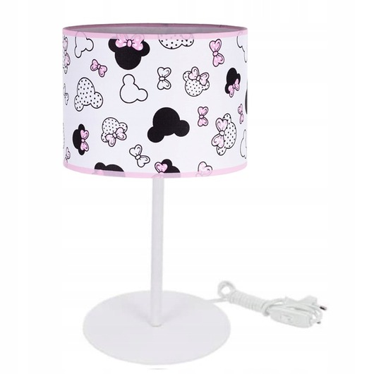 lampy do pokoju dziecka Lampka nocna/stołowa/biurkowa dla dziewczynki myszka miki