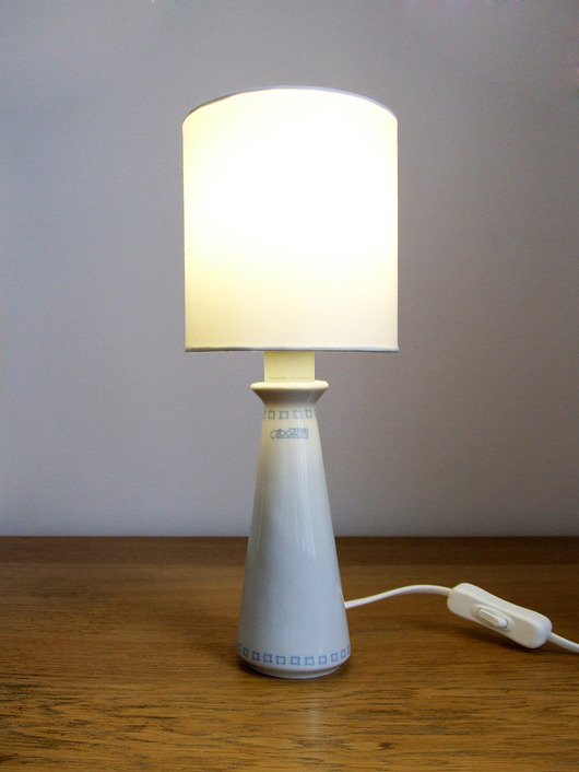 lampka Społem biżuteria z talerzy