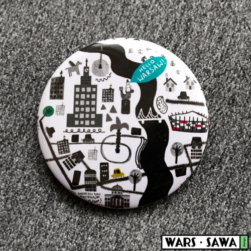 MAGNES 56 mm - WAWA mapowa LOVE POLAND DESIGN