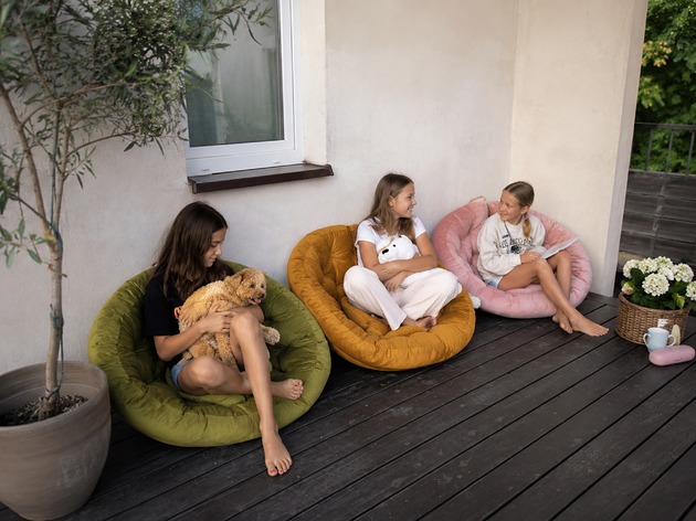 fotele Fotel Futon Siedzisko Poduszka podłogowa