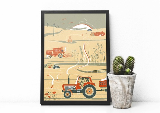 plakaty Żniwa jasne - plakat A3/B2