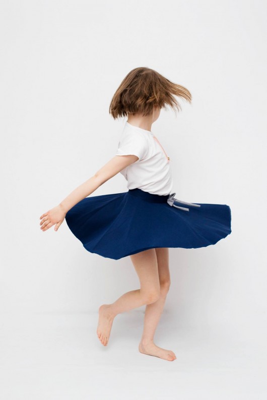 Spódniczka idealnie kręcąca się  NAVY KIDS point