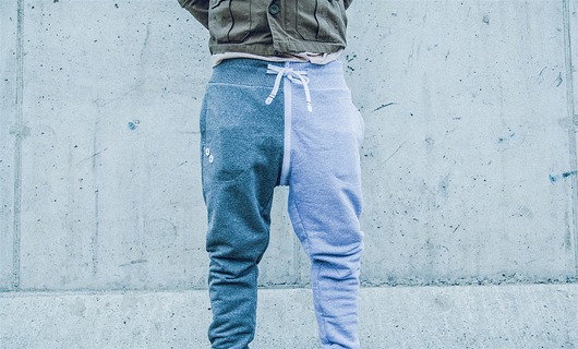 Button long pants 2 button pikowane Button