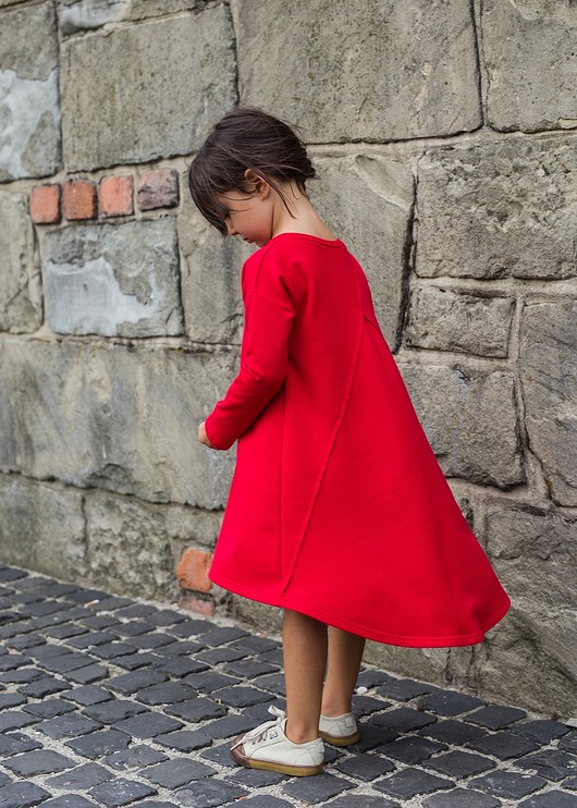 SUKIENKA Emma Red martababy