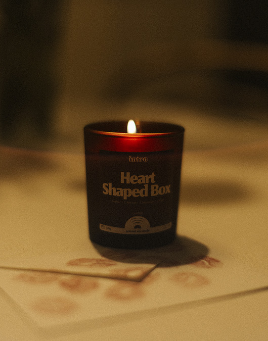 świeczniki i świece Świeca Heart Shaped Box