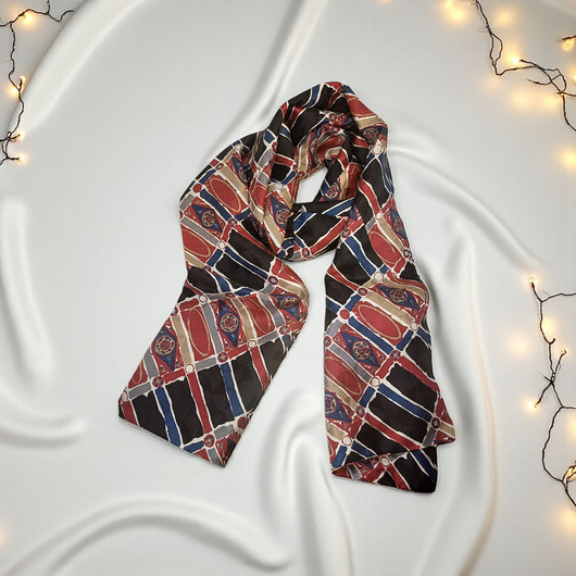 szale damskie Jedwabny szal