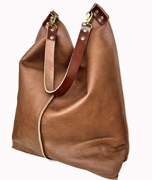 torby XXL Duża torebka damska ze skóry naturalnej na ramię