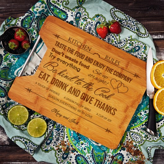 Kitchen Rules- personalizowana deska do krojenia RollingWoods