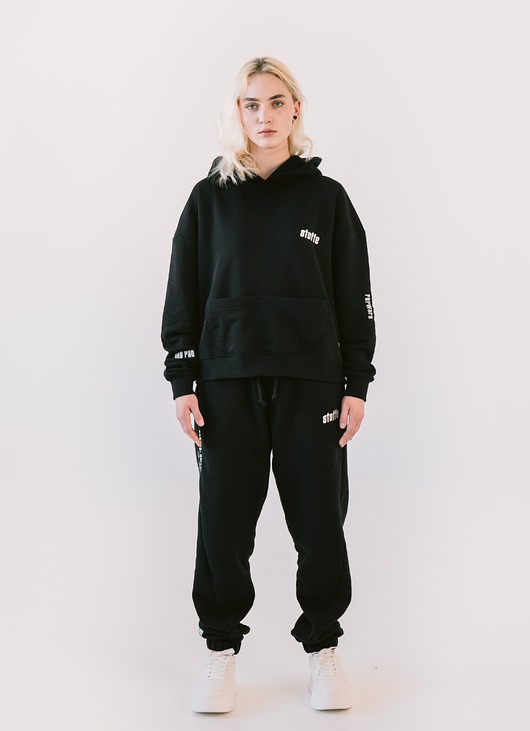 bluza z kapturem damska Bluza z kapturem z haftami