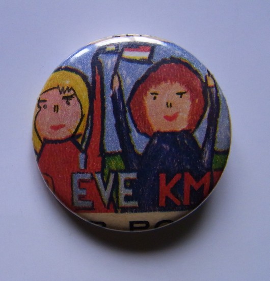 przypinka: niemiecka kreskówka Kozi Rog