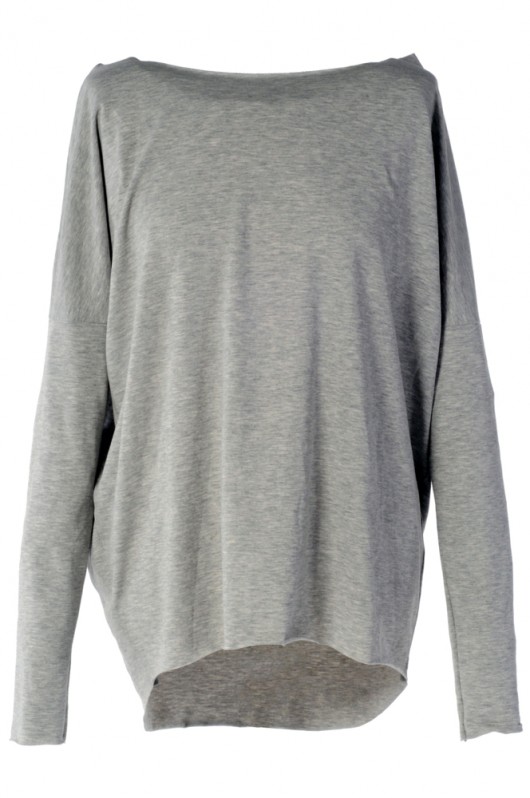 Grey longsleeve mint-and-pepper