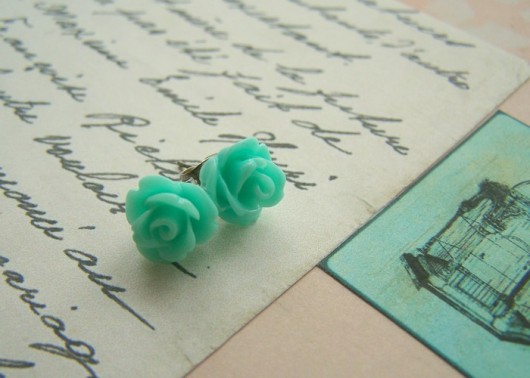 -50% Mint Me - kolczyki sztyfty  Not Only Paper