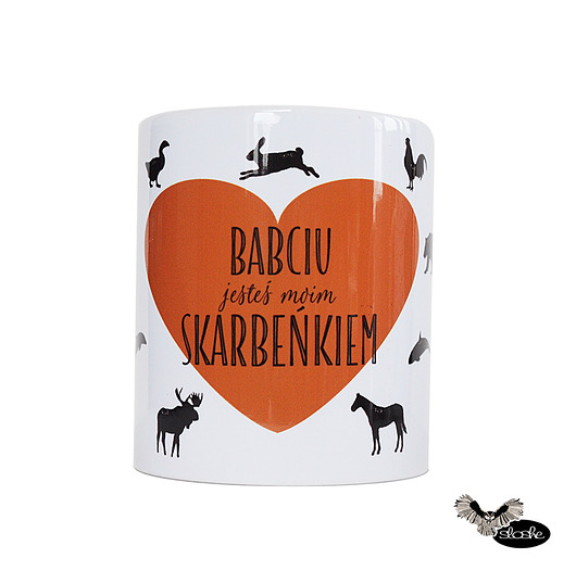 Babciu jesteś moim skarbeńkiem, kubek 330ml Sowia Aleja