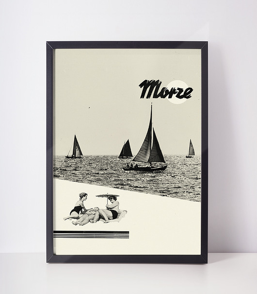 plakaty plakat  // morze //  a3