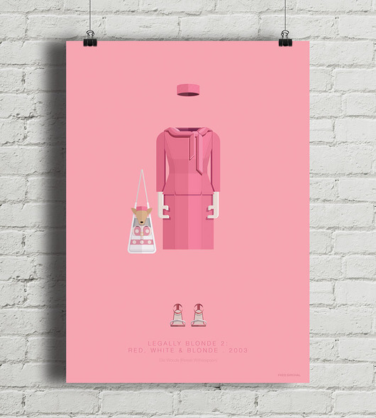 Legally Blonde - plakat art giclee minimalmill