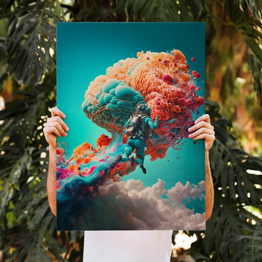 plakaty Plakat Lava Kosmonauta 2