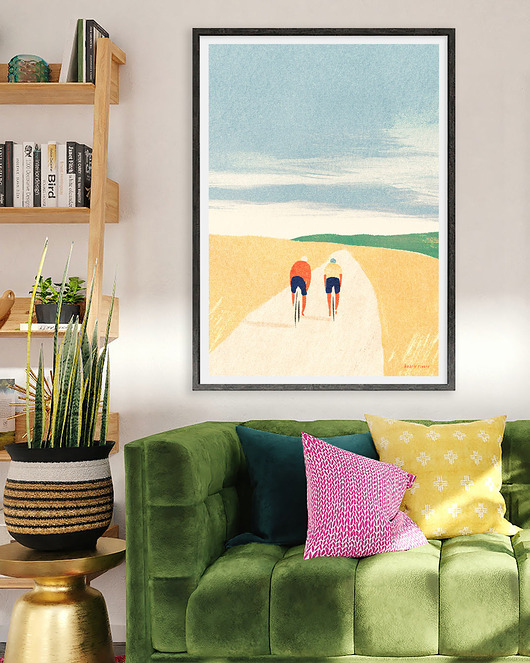 plakaty Rowerowa przyjaźń - plakat 50x70 cm