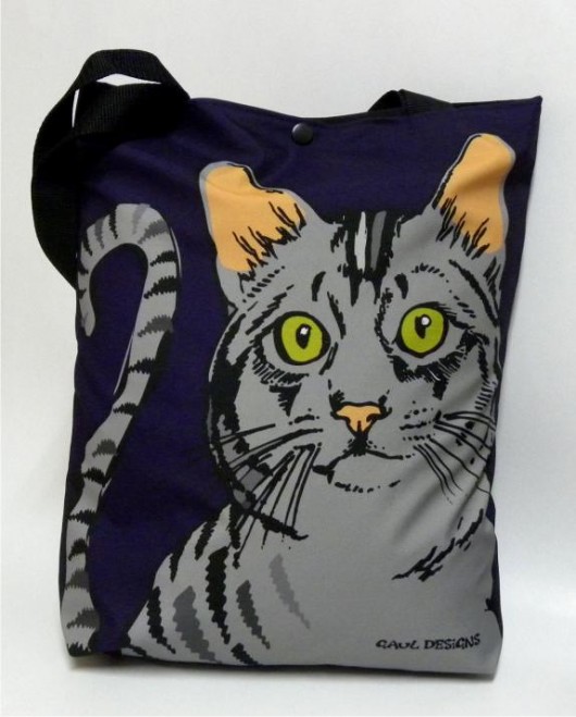 Duża torba z kotem-zamówienie Gaul Designs