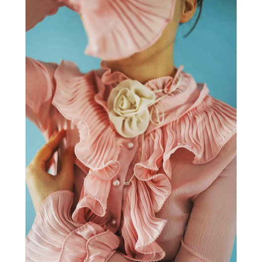 chokery Jedwabny kremowy choker