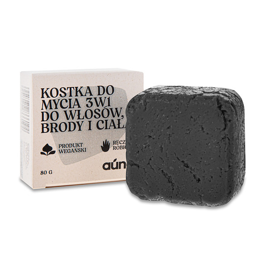 Kosmetyki do ciała dla mężczyzn Kostka do mycia 3 w 1 do włosów, brody i ciała