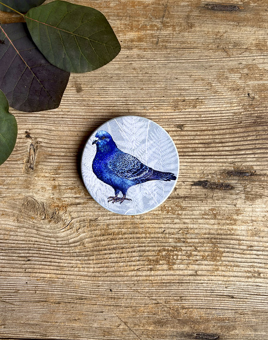 magnesy Gołąbek- Magnes ceramiczny- Ilustracja- Ptaki