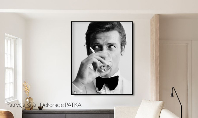obrazy James Bond  - dekoracja wnętrz